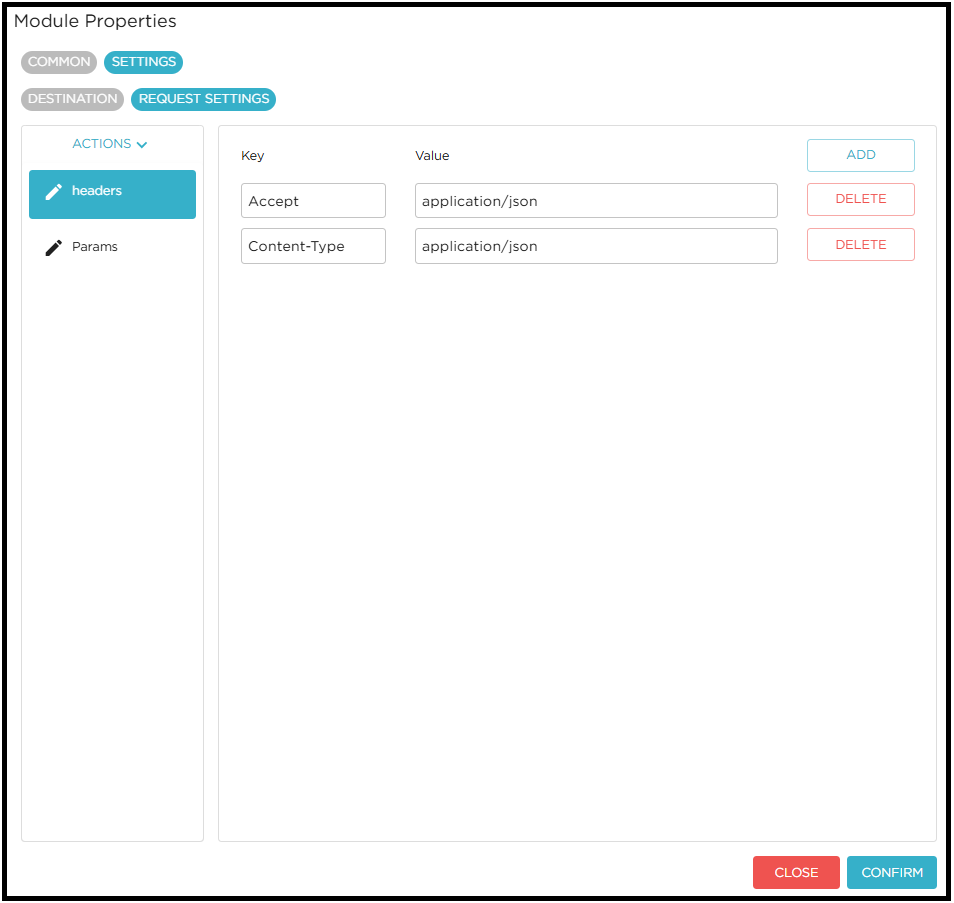 Destination Module Properties 4