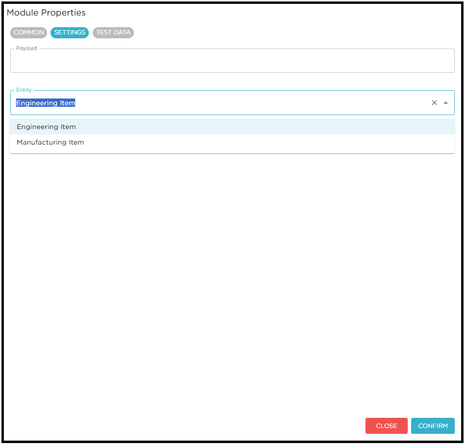 Payload Module Properties 3