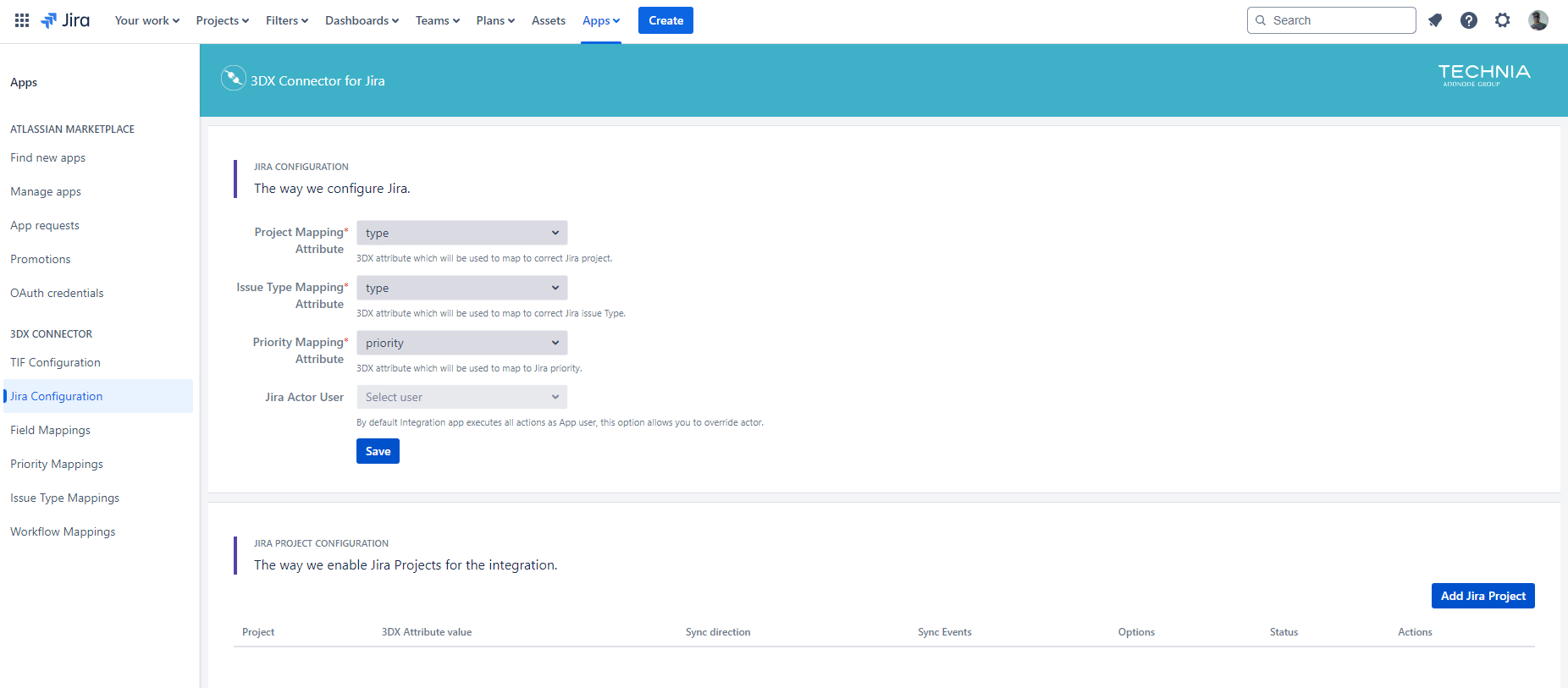 3DXConnectorConfiguration 3