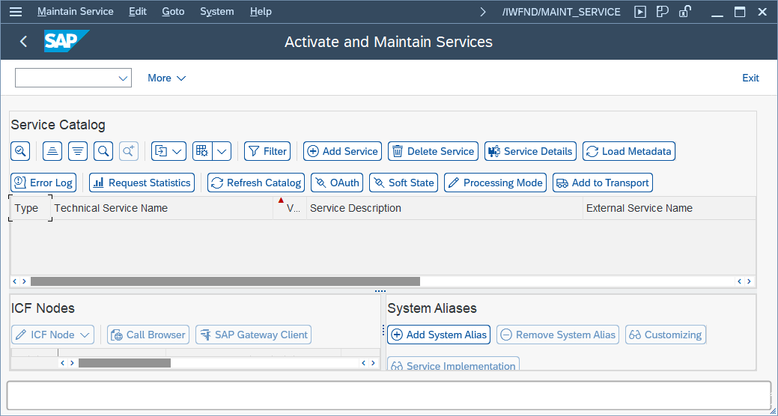 OData Service Maintenance 5