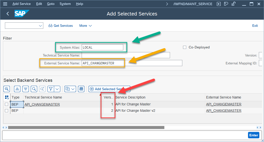 OData Add Service 2